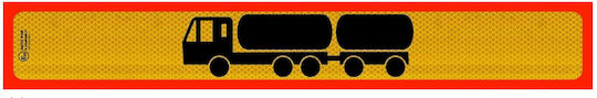 3M Reflektorisches Schild 'Schiebekipper' 125x20cm