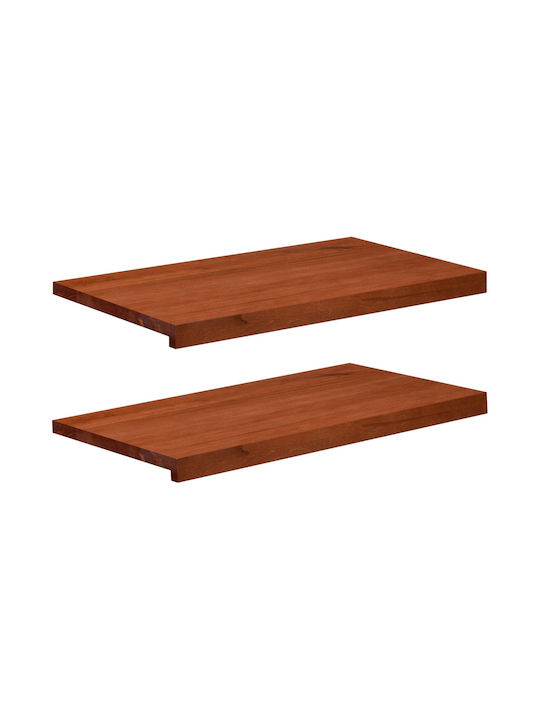 vidaXL Wooden Window Sill W80xH40cm