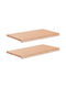 vidaXL Wooden Window Sill W80xH40cm