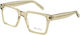 El Greco 9373 C5 Men's Acetate Prescription Eyeglasses Square Transparent Frame