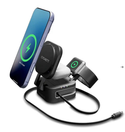 Cygnett Wireless Charger Qi Pad 22.5W Black