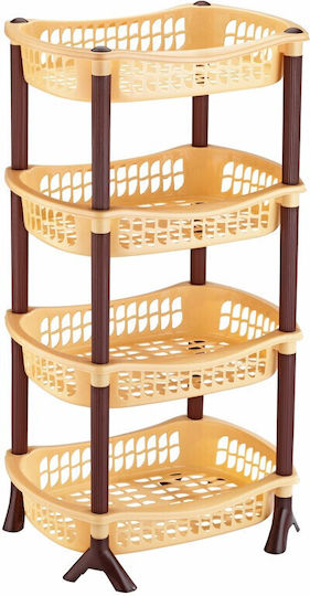 Viosarp Kitchen Rack 4 Tiers 29x39x73cm