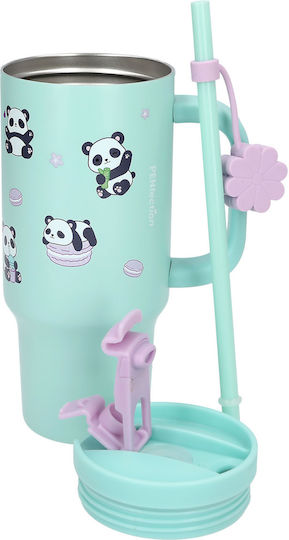 Kids Cup Penfection To Go Cup Metal Turquoise 470ml