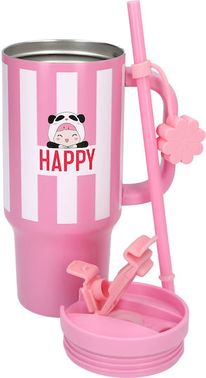 Детска Чаша Penfection To Go Cup от Метал Розова 470ml