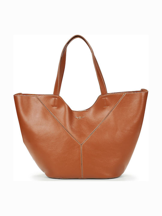 Pepe Jeans Shopping Women's Shopper Bag Brown