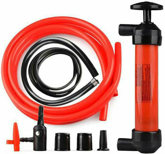 Spv T Ръчна Автомобилна Помпа За Прехвърляне На Масло Бензин Дизел Вода Manual Siphon Pump Oil Gasoline Diesel Water Transfer