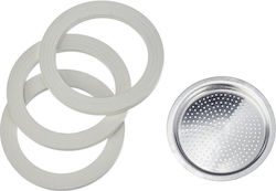 Bialetti Moka Espresso Replacement Filter Gaskets 2 Cups