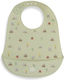 Interbaby Waterproof Silicone Baby Bib with Pocket Green for 4 m+