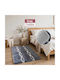 Cosy Life Plus Non-Slip Rectangular Furry Grey Rug 60x90cm