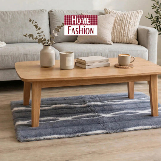 Cosy Life Plus Non-Slip Rectangular Furry Grey Rug 60x140cm