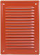 AirRoxy Placă de Ventilație 14x21cm Rectangulară cu Plasă de Ventilație