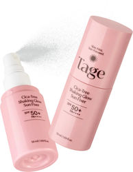 Tage Cica-Tree Shaking Glow Sun Fixer SPF50+ PA++++ – Sunscreen Setting Spray Makeup Glow Fixation 50 Ml