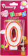Birthday Candle 0 White 5230 Code 7006