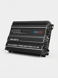 Pervoi Ctc-705 Ενισχυτής Αυτοκινήτου 4 3 2 Καναλιών 3800w Μαύρο 4 3 2 Channel Car Audio Power Amplifier 3800w Black Pervoi Ctc-705 Ενισχυτής Αυτοκινήτου 4 3 2 Καναλιών 3800w Μαύρο 4 3 2 Channel Car Audio Power Amplifier 3800w Black