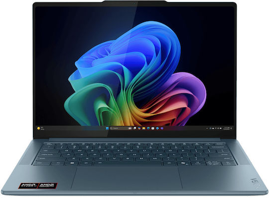 Lenovo Yoga Slim 7 14AKP10 14" OLED FHD+ (Ryzen AI 300 Series-7 345/32GB/1TB SSD/W11 Home) Tidal Teal (GR Keyboard)