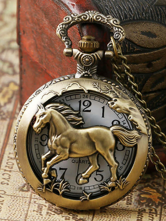 Pocket Watch In Bronze Color Molfs