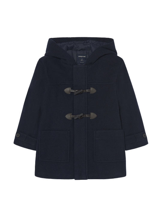 Mayoral Kids Montgomery Coat Short Blue