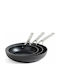 Kitchenaid Set de tigăi din aluminiu cu 3 vase