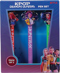 Blue Sky K-pop Dämonenjäger Kugelschreiber Ballpoint 3 Stück