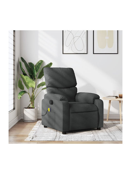 Scaun De Relaxare Relax Masaj Cu Puf Gri Închis...