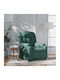 Scaun De Relax Masaj Cu Puf Verde Închis 78x92x98cm