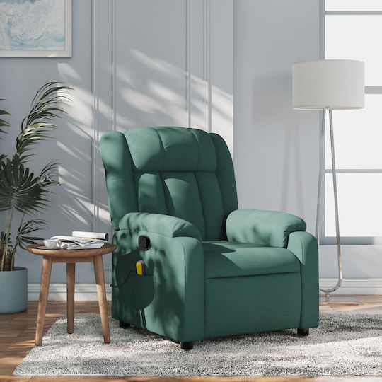 Scaun De Relax Masaj Cu Puf Verde Închis 78x92x98cm