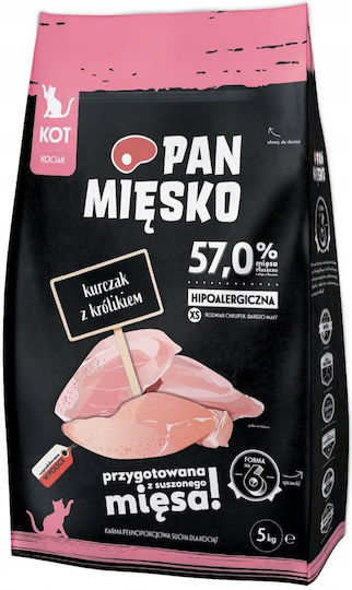 Pan Miesko Dry Cat Food for Kittens with Chicken / Rabbit 5kg