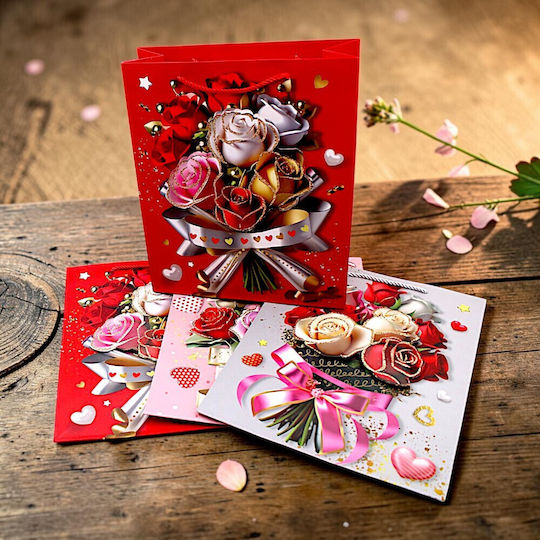 Paper Gift Bag Pink 3x3x26cm