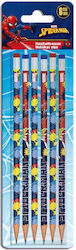 Littlies Pencil Eraser Spiderman 6 Pieces 1-61550