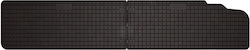 Rubber Car Mats Renault Trafic Iii Van 3rd Row 2014 Black Fitted