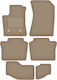 Velour Car Mats Renault Espace Vi E-tech Hev 7-seater 2023 Beige