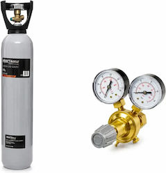 Pachet de sudură CO2 Kraft&dele cilindru de 8 l + regulator Argon CO2 Top18301824
