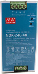 Hikvision Sursă de Alimentare pe Șină cu Ieșire 48V și Putere 240W 5A