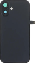 iPhone 16 Plus Originalen Originalen Ot Apple Kapak za Bateriya + Zadna Kamera Lensa Ramka Zamestvane Cheren iPhone 16 Plus Originalen Originalen Ot Apple Kapak za Bateriya + Zadna Kamera Lensa Ramka Zamestvane Cheren