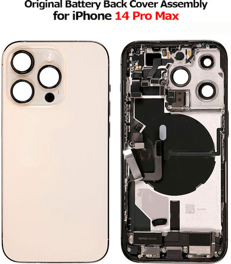 Заден капак на батерията в комплект iPhone 14 Pro Max US версия eSIM *grade B*