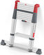 Hailo Aluminium-Leiter mit 11 Stufen 83cm