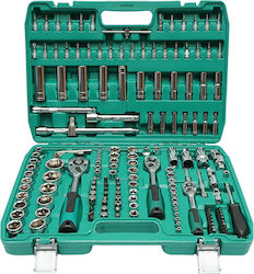 Breckner Ключ с Гедоре 1\4" & 3\8" & 1\2" 172 бр