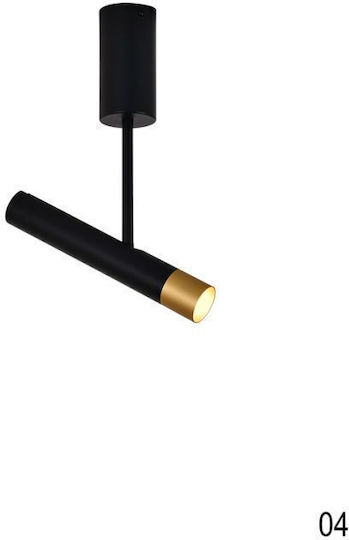 Luma LED Топло Бяло Спот в Черен Цвят