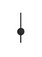 VenCore Modern Wall Lamp with Integrated LED and Warm to Cool White Light Black 11x5.5cm