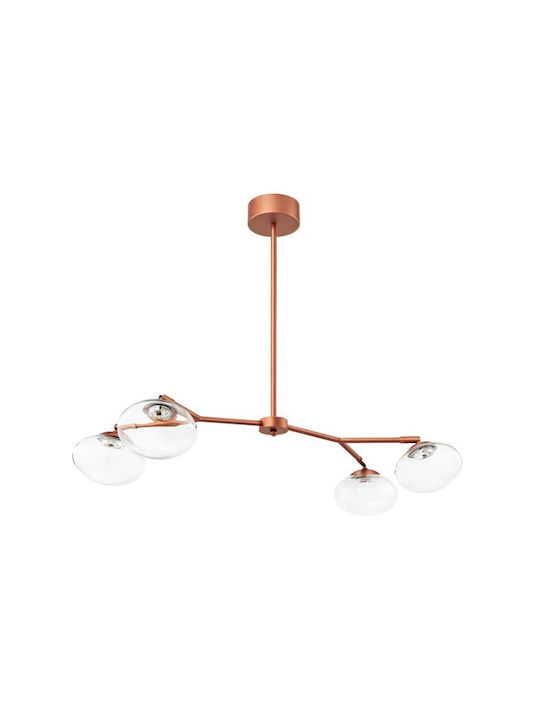 Luma Pendant Light Copper 80x65cm
