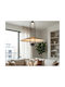 Luma Adjustable Black LED Pendant Ceiling Light with Warm White Light 56cm