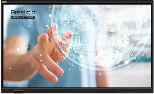 Prestigio Solutions Multiboard 65-Zoll Light Series Gen 7 Android 14 Google Edla Ai Button 8/128gb 50tp Schwarz