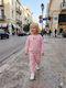 Kids Sweatpants Set With Top Pink