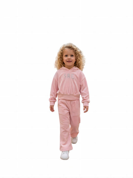 Serafino Kinder Trainingsanzüge Mit Bluse Fuchsie