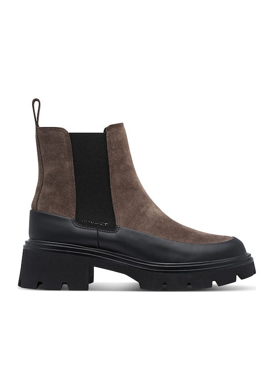 Damen Chelsea-Stiefel Braun