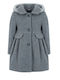 Kids Short Coat with Lining & Hood Grey