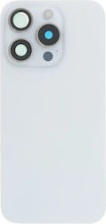 Genuine Apple Back Glass Assembly Camera Lens & Bezel — iPhone 15 Pro Бял Титан Genuine Apple Back Glass Assembly Camera Lens & Bezel — iPhone 15 Pro Бял Титан