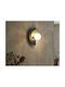 Luma Wandleuchte mit G9 Lampenbirnensockel Schwarz 10cm