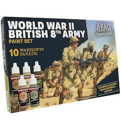 Warpaints Paint Set Historical Wwii British 8th Army Army Painter Warpaints Paint Set Historical Wwii British 8th Army Army Painter
