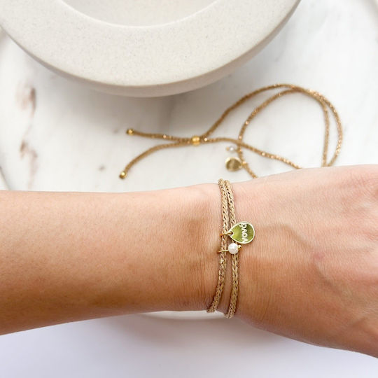 Celfie & CO Taufe Anhänger Armbänder Beiges 50 Stück